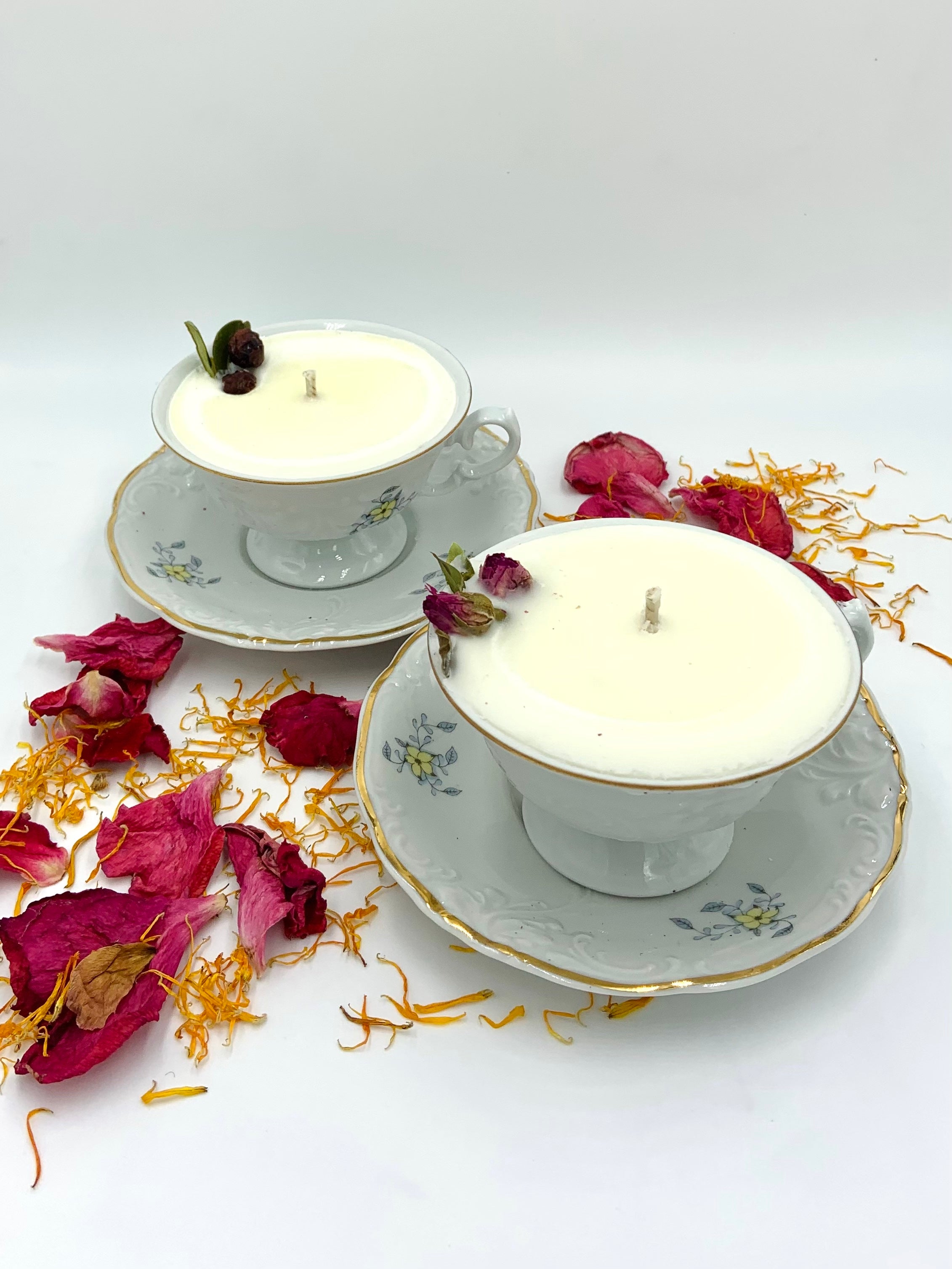 DIY Tea Cup Candles